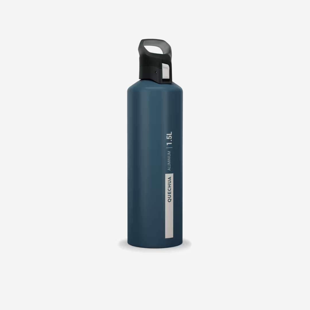 Gourde alu 1,5L avec bouchon à ouverture rapide