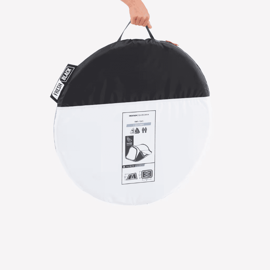 Location Tente 2 Secondes Fresh & Black 2 Places